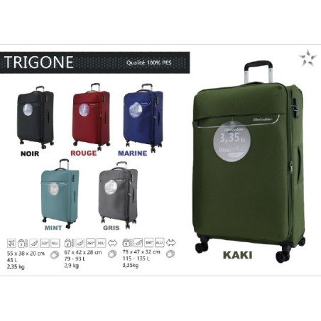 trigone trolley s 4r 55cm ext. tsa